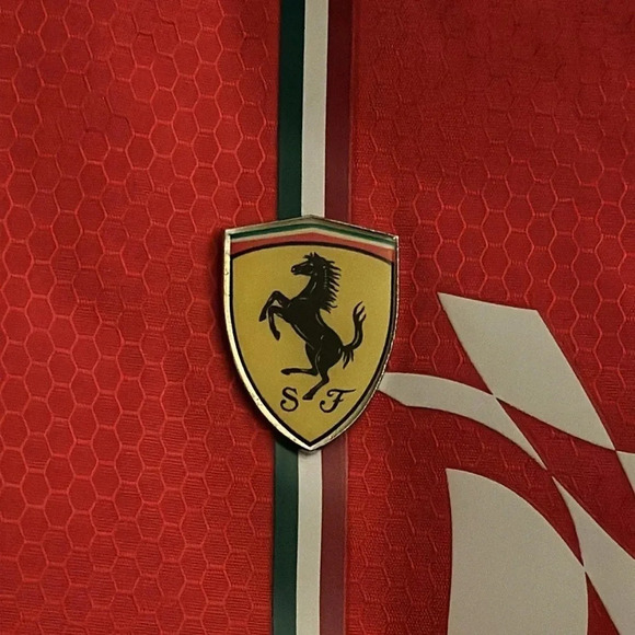 Simba Ferrari Speed It Up Large 18" Backpack Red Adjustable & Spacious - Picture 3 of 15